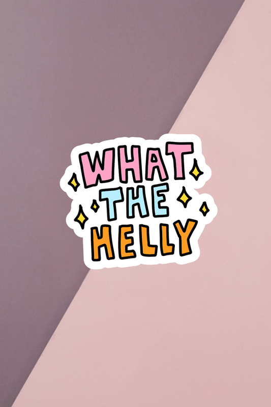 What The Helly Sticker