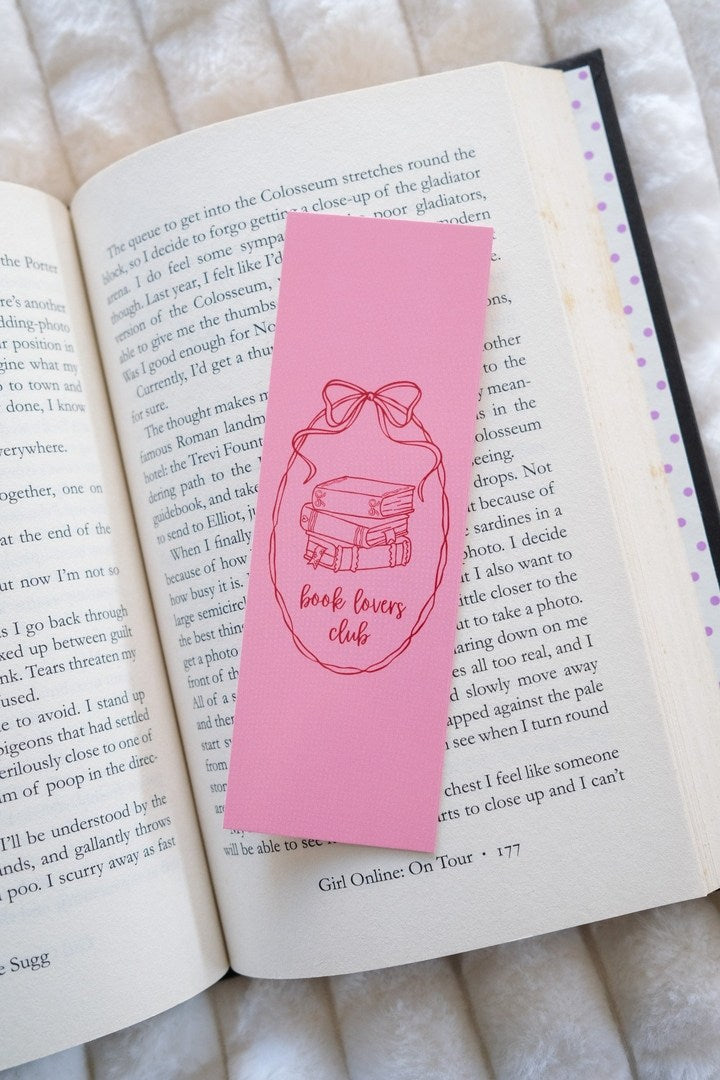 Book Lovers Club Bookmark