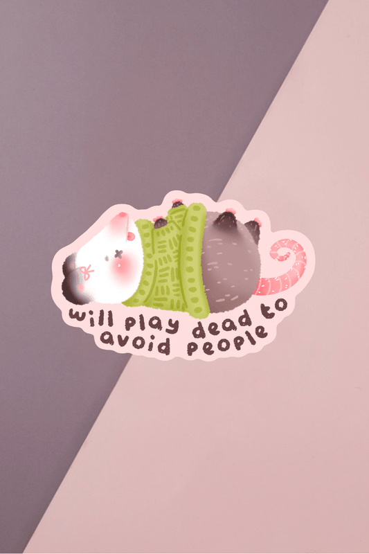 Play Dead Sticker