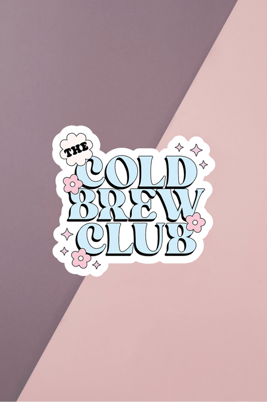 The Cold Brew Club Sticker