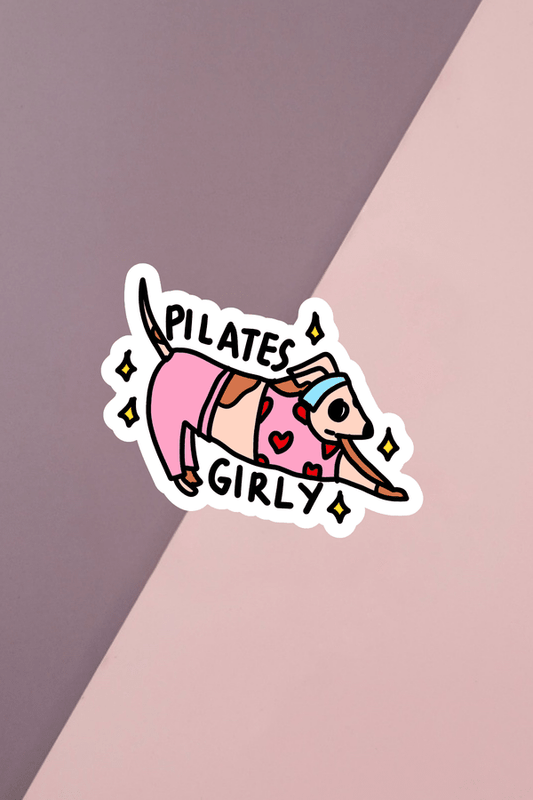 Pilates Girly Sticker