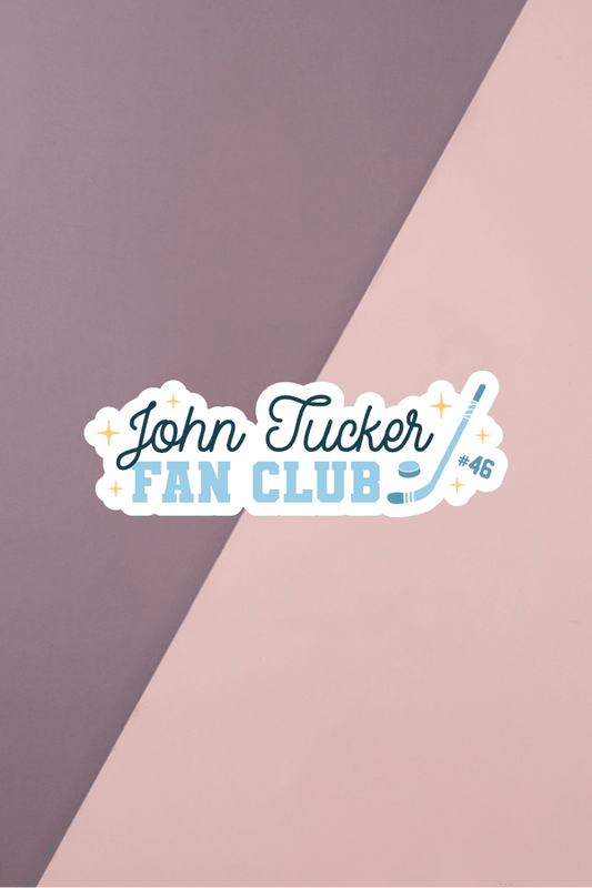 Tucker Fan Club Sticker