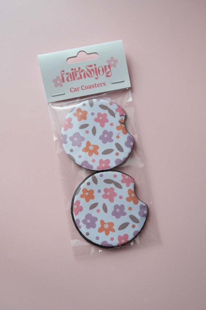 Flower Car Coasters (SECONDS)