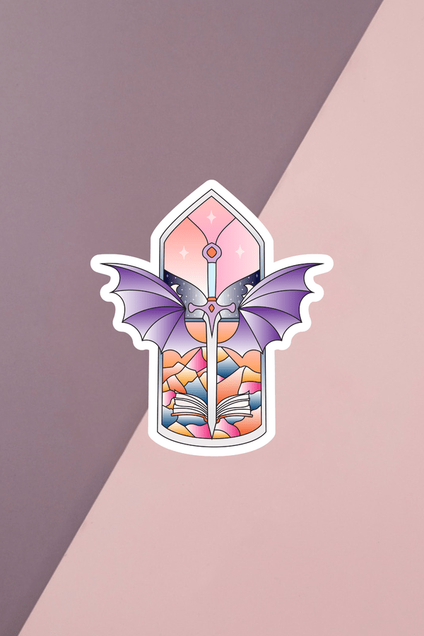 Acotar Stained Glass Sticker