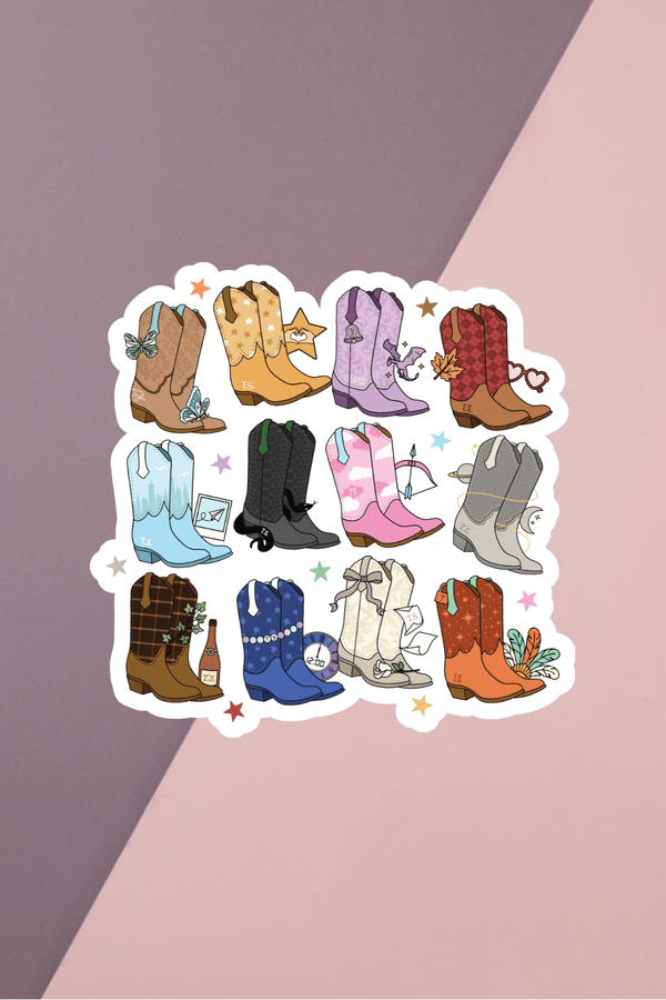 Eras Boots Sticker