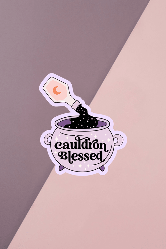 Cauldron Blessed Sticker