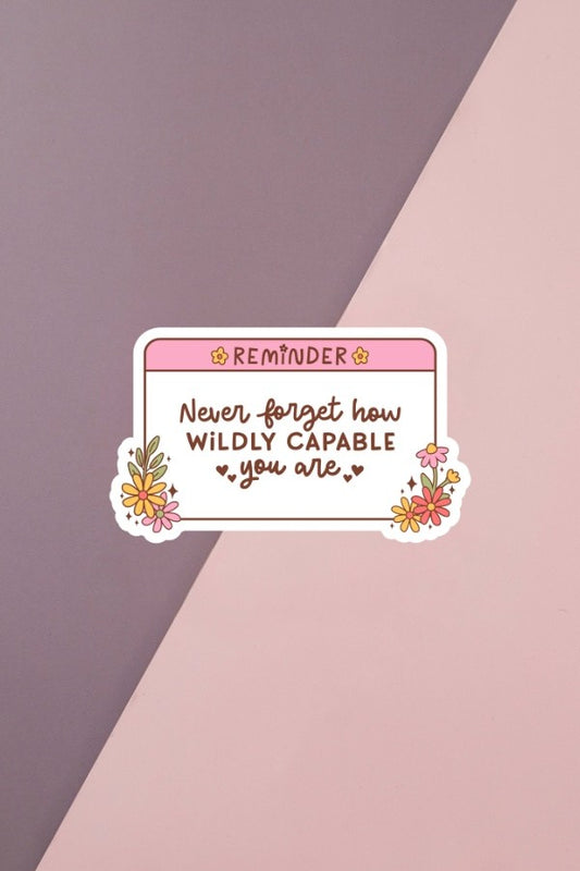 Wildly Capable Sticker
