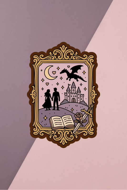 Fantasy Vintage Frame Sticker