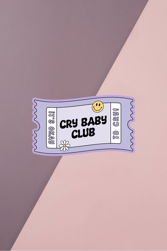 Cry Baby Club Sticker