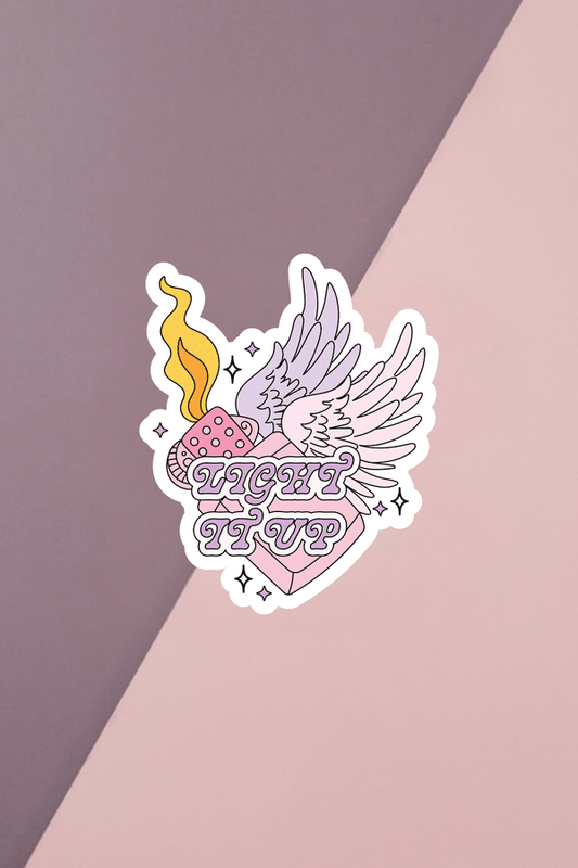 Light It Up Sticker