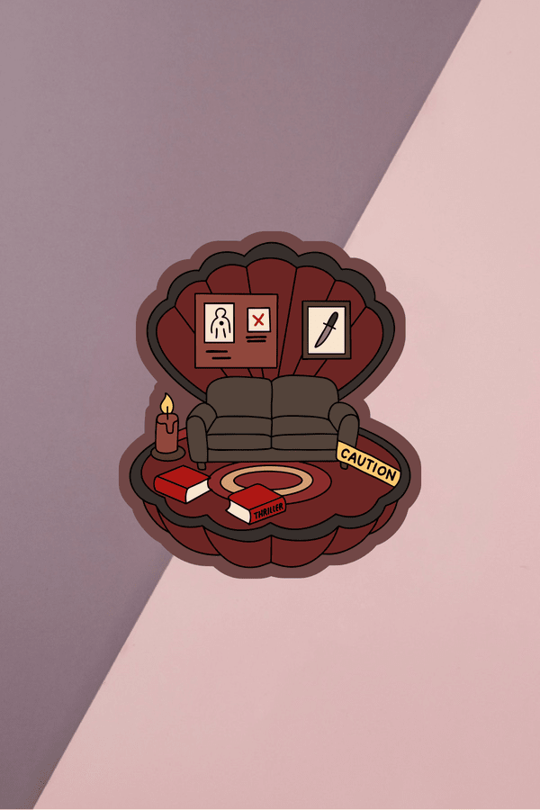 True Crime Shell Sticker