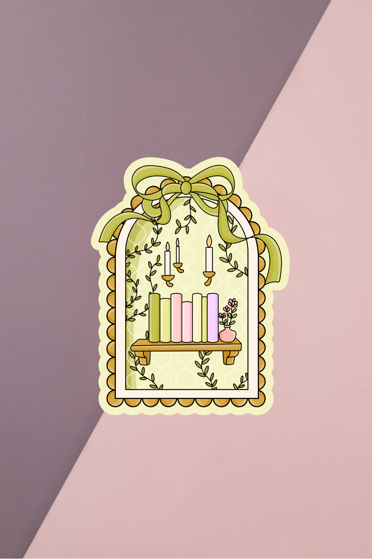Bookshelf Frame Sticker