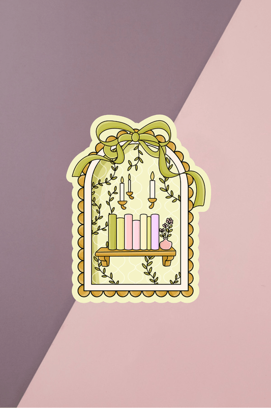 Bookshelf Frame Sticker