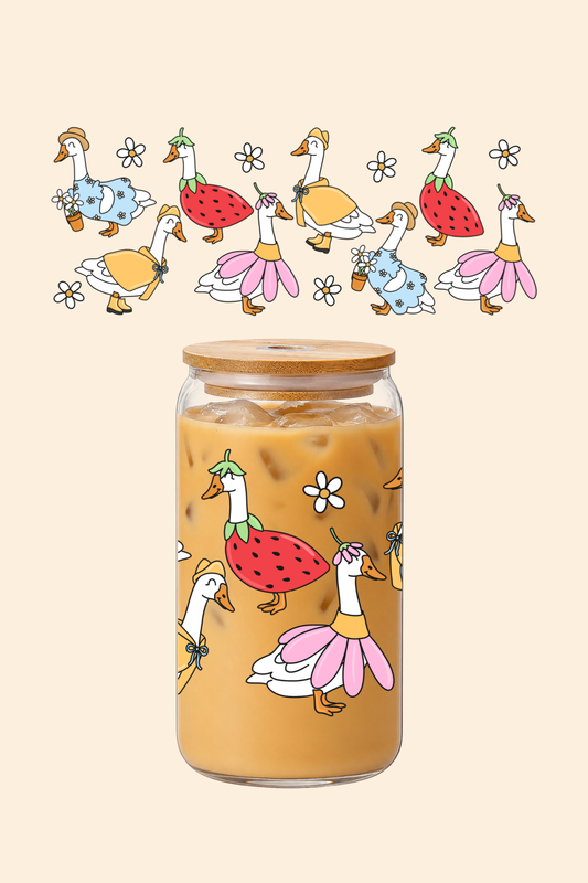 Silly Goose Glass Tumbler