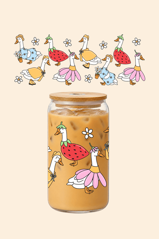 Silly Goose Glass Tumbler