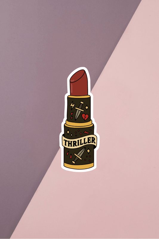 Thriller Lipstick Sticker