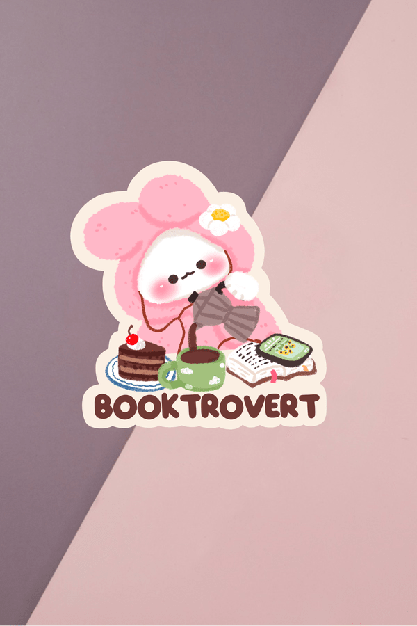 Booktrovert Sticker