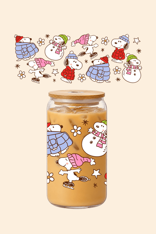 Beagle Glass Tumbler