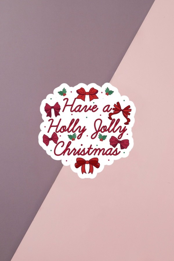Have A Holly Jolly Christmas Sticker