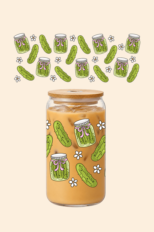 Pickle Lover Glass Tumbler