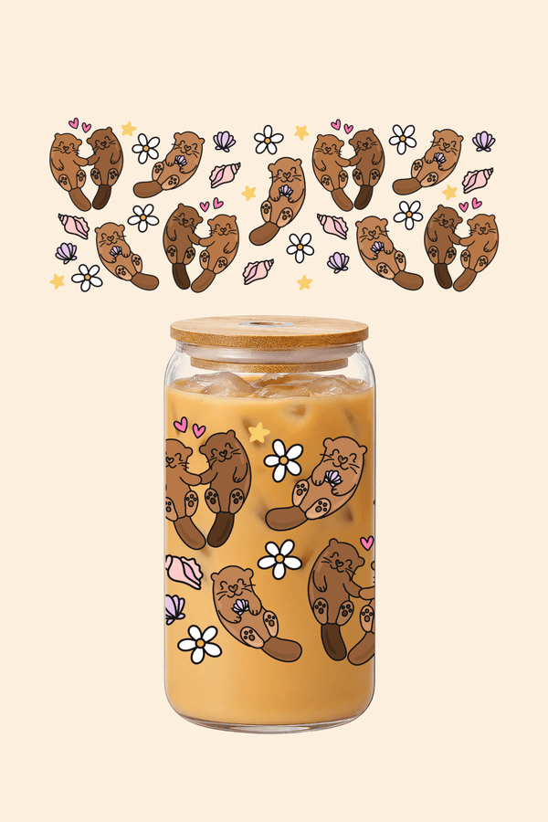 Otters Glass Tumbler
