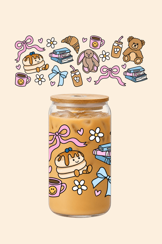 Girly Things Glass Tumbler