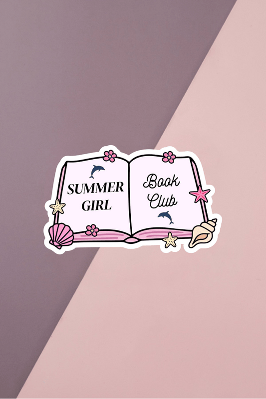 Summer Girl Book Club Sticker