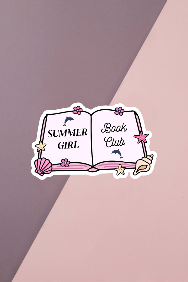 Summer Girl Book Club Sticker