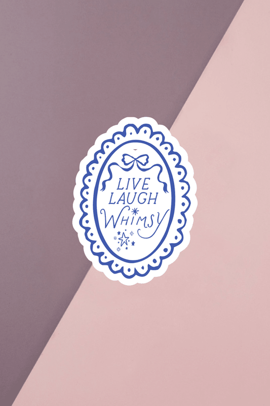 Live Laugh Whimsy Sticker