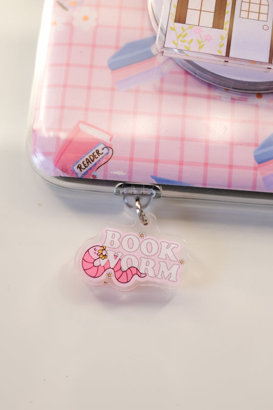 Book Worm Kindle/Kobo Charm