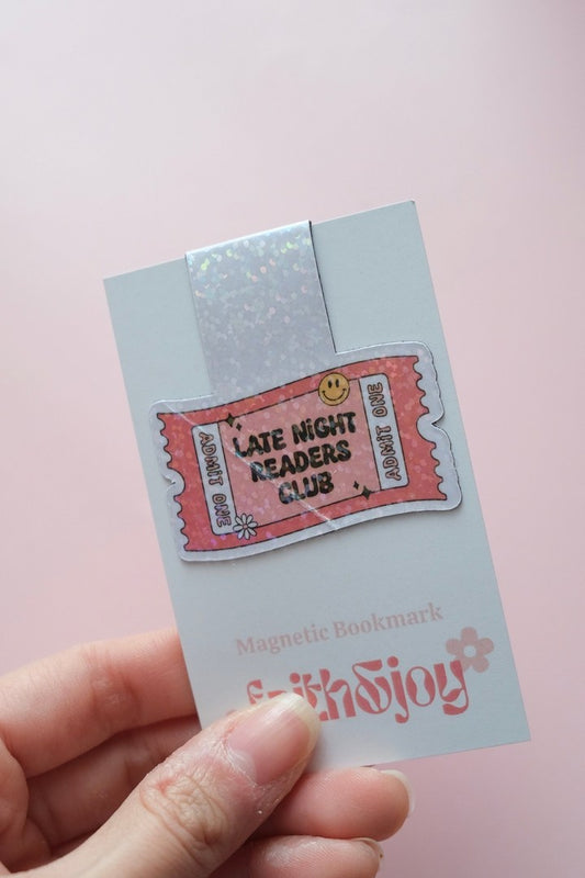 Late Night Readers Magnetic Bookmark (SECONDS)