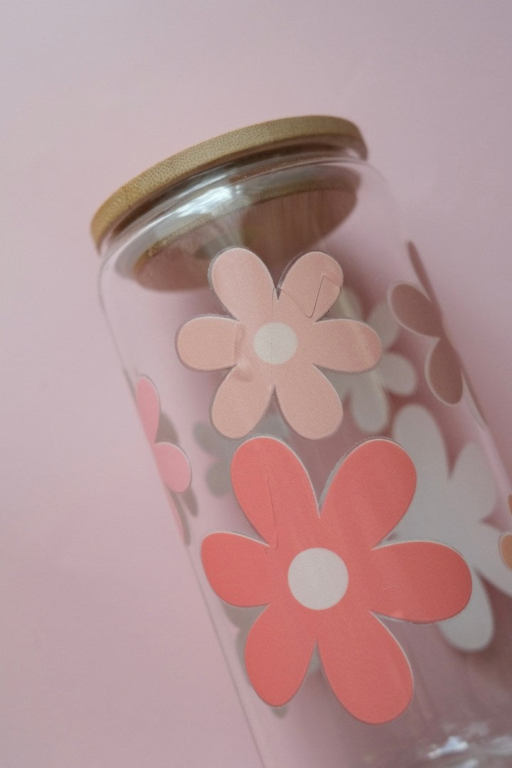 Floral Glass Tumbler (SECONDS)