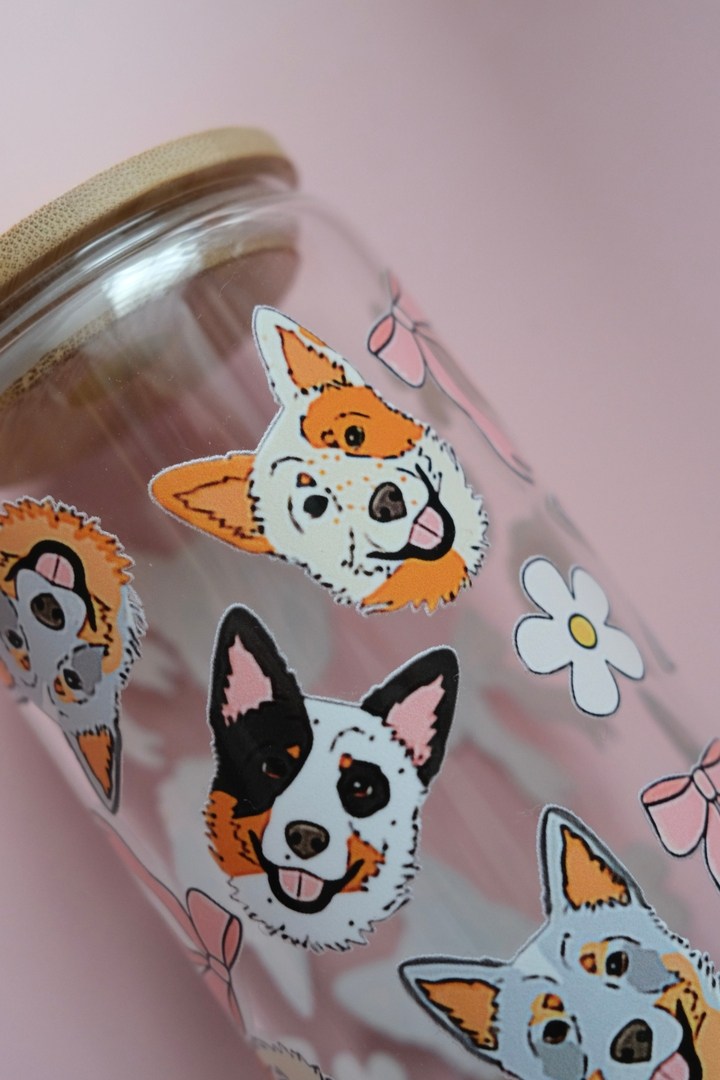 German Shepard Glass Tumbler (SECONDS)