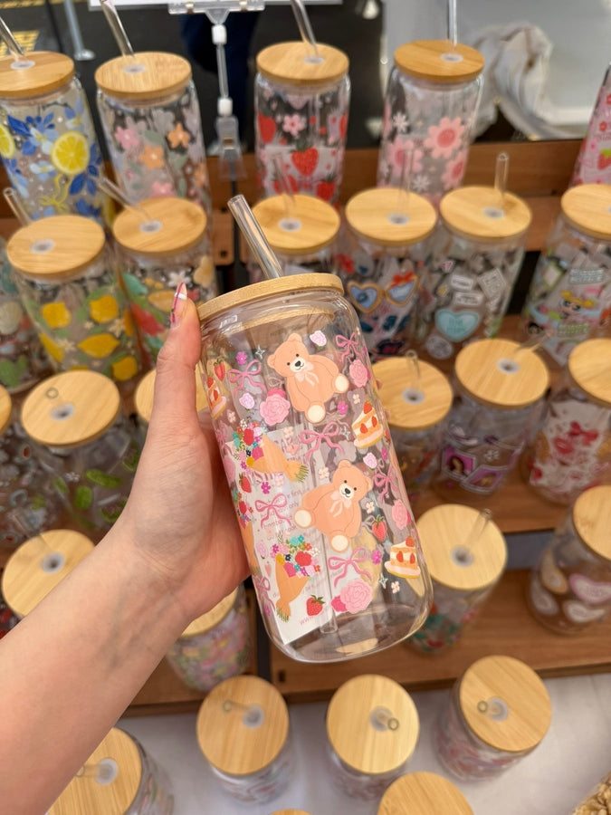 Cutie Bears Glass Tumbler