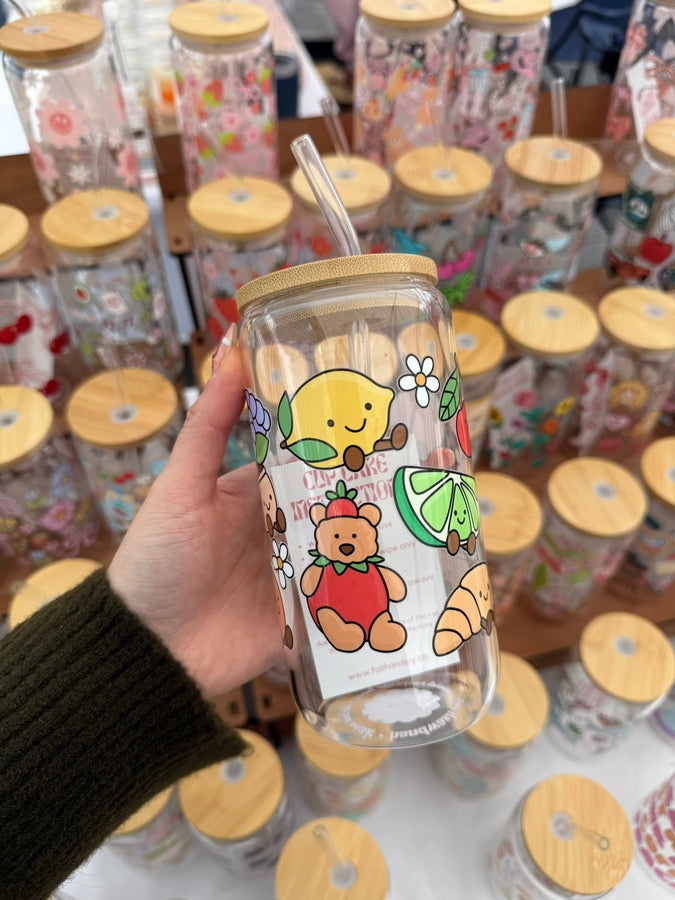 Stuffies Glass Tumbler