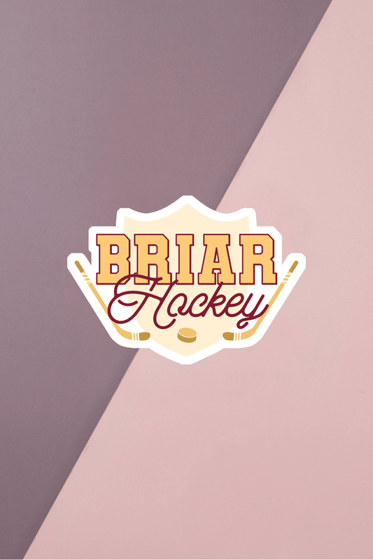 Briar Hockey Yellow Sticker