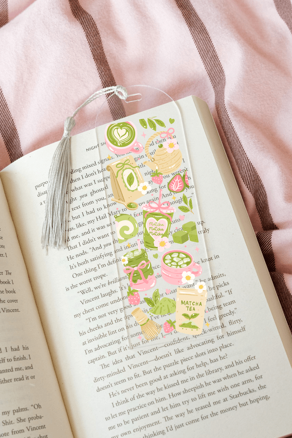 Matcha Icons - Acrylic Bookmark