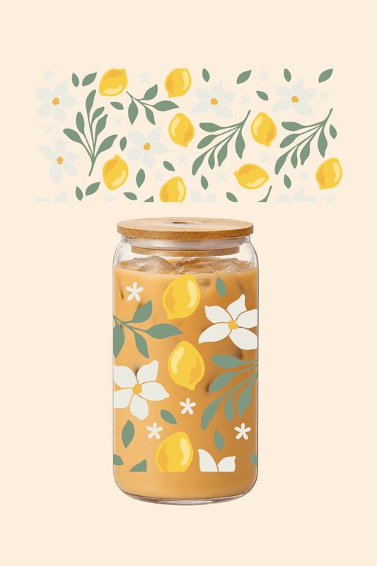 Lemony Glass Tumbler