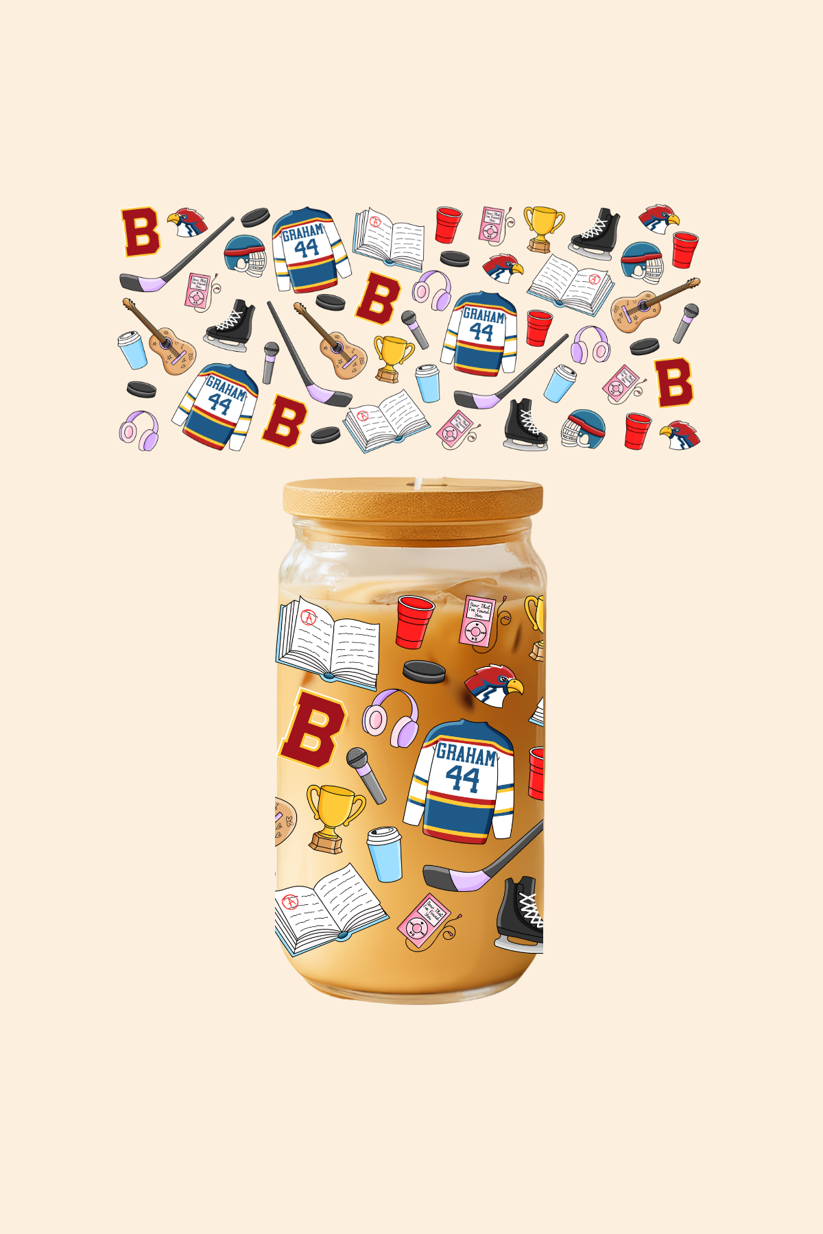 Off Campus Glass Tumbler