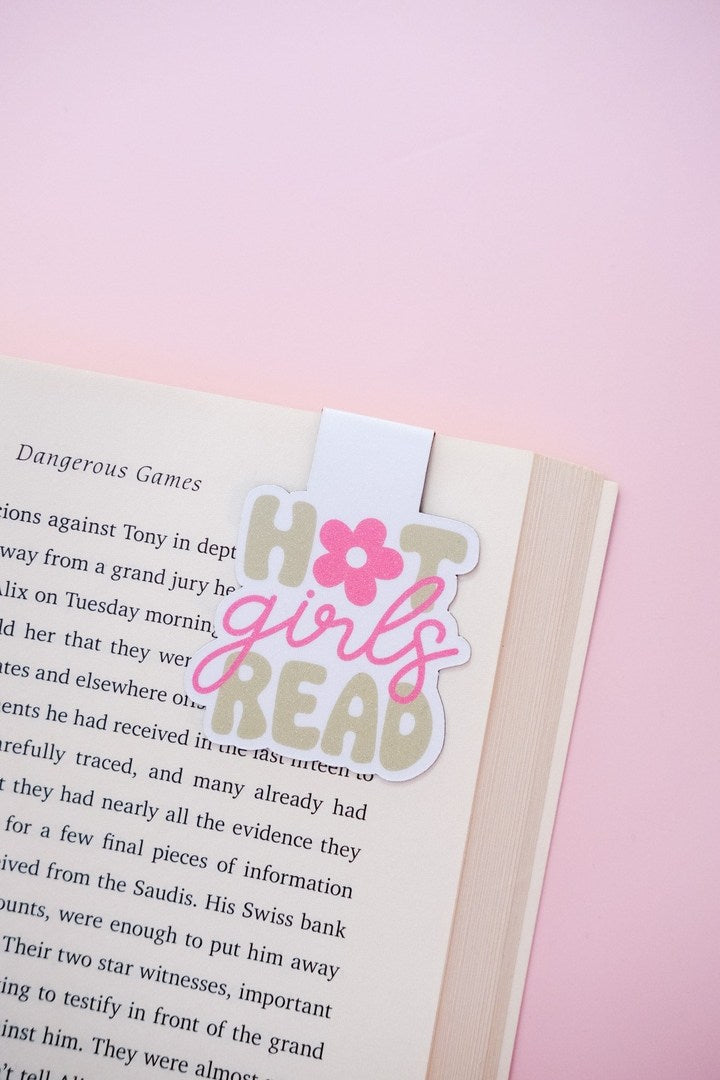 Hot Girls Read Magnetic Bookmark