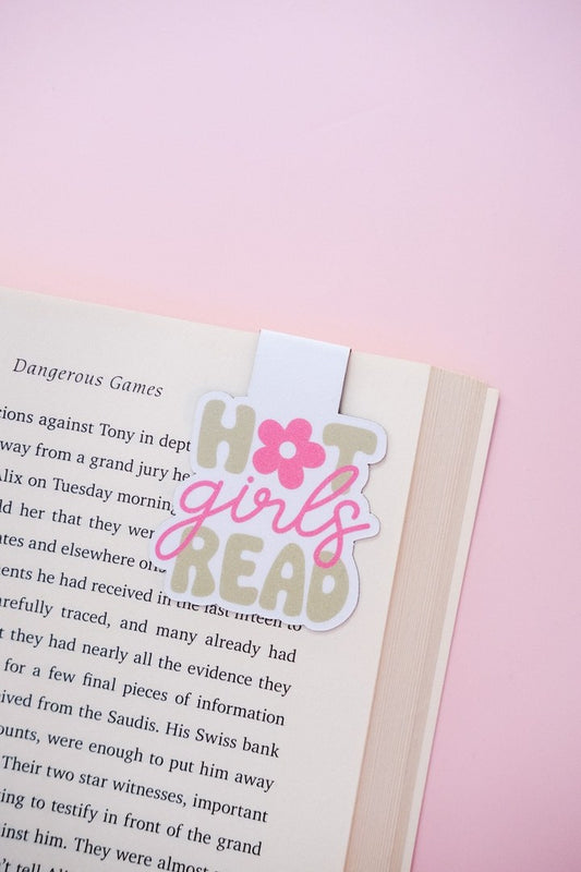 Hot Girls Read Magnetic Bookmark