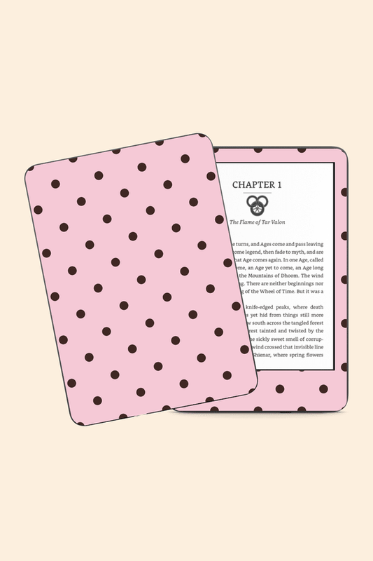 Pink Polka Dots - Kindle/Kobo Skin