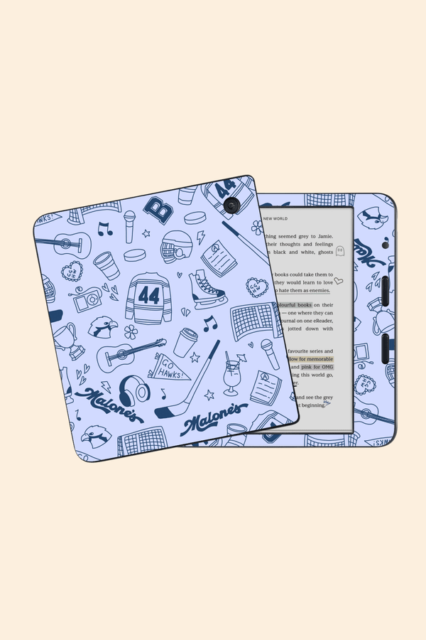 Off Campus Blue Icons - Kindle/Kobo Skin