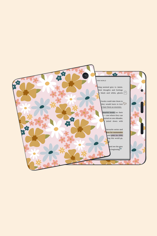 Retro Florals - Kindle/Kobo Skin