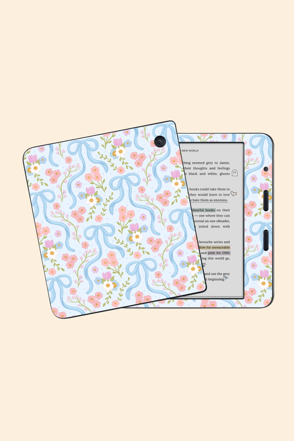 Floral Bows - Kindle/Kobo Skin