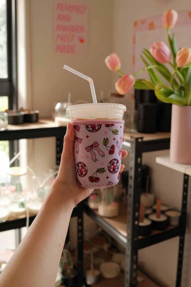 Disco & Bows Coffee Coozie - faith&joy