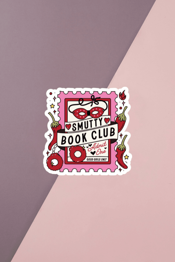 Smutty Book Club Stamp Sticker