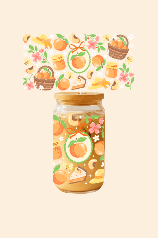 Peaches Glass Tumbler