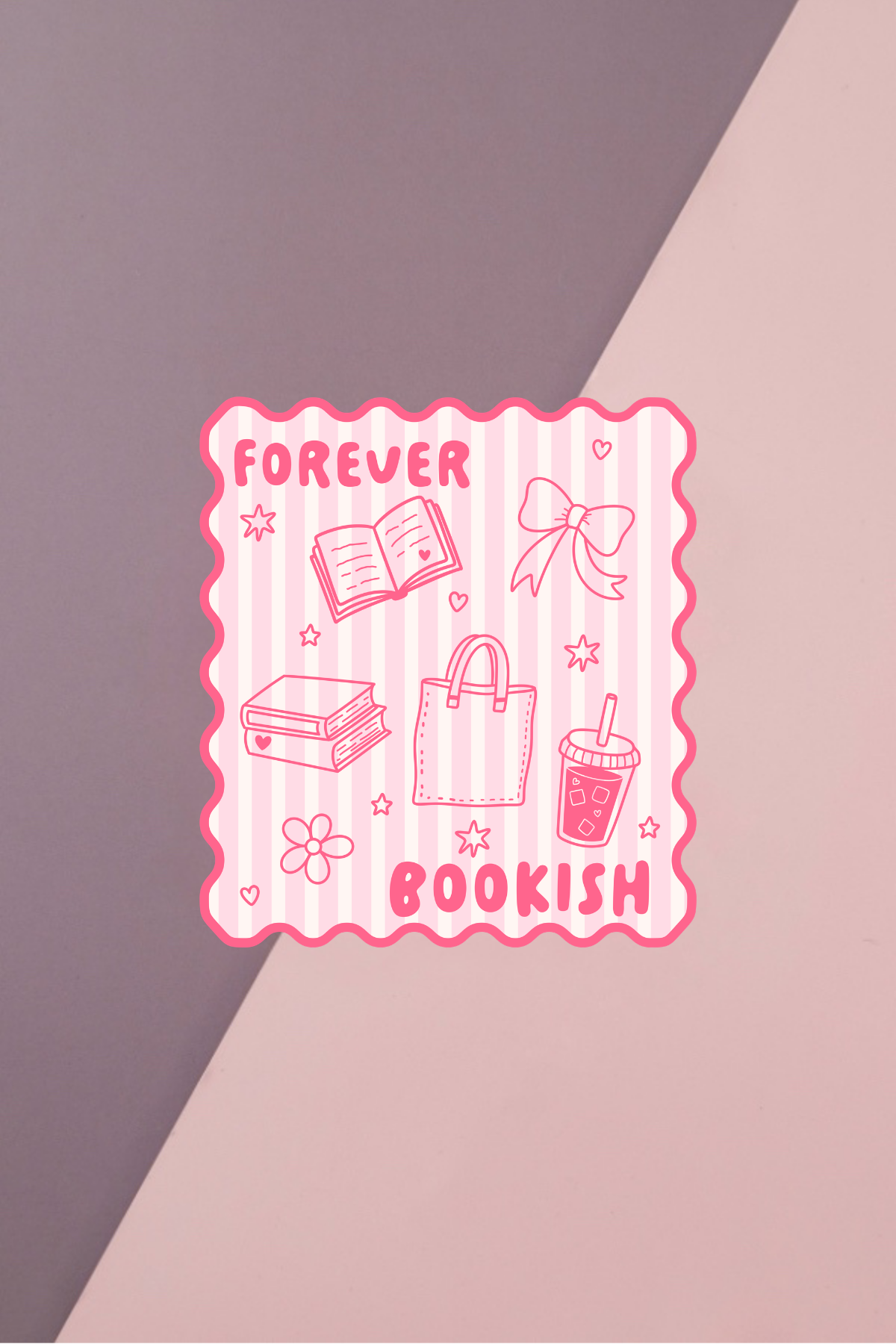 Forever Bookish Sticker
