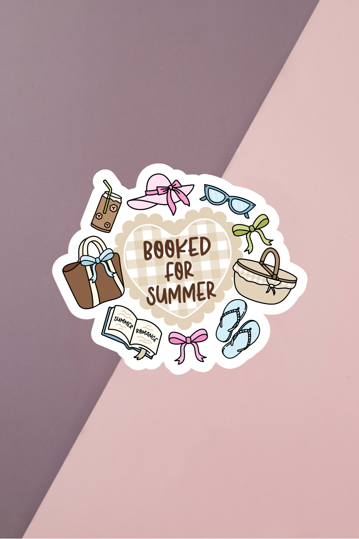 Booked For Summer Sticker